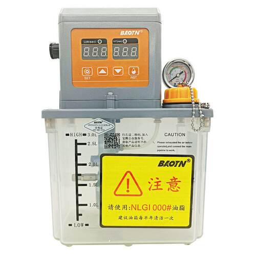 厂家供应数润显黄油滑泵数控机床泵润滑3L容579积式油脂数显注油