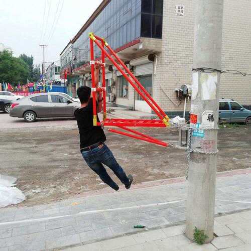 绝缘检修工作平台带电作业旋转升降式三角架电站检修维护支架