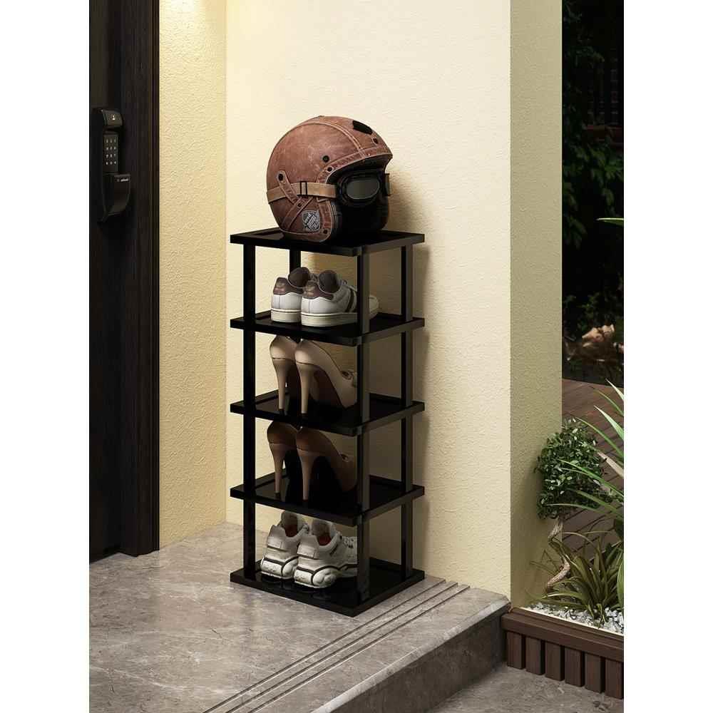 多层鞋架家用门口窄边鞋柜迷你省空间鞋子收纳神器简易拼装置物架