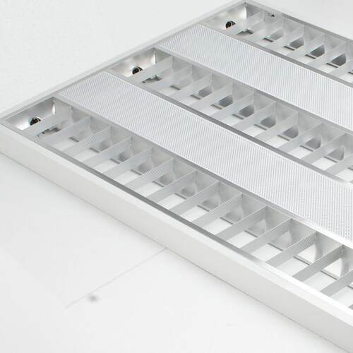 厂家直销 带网孔T5哑光铝格栅灯盘 LED3*20W吸顶装600×1200灯盘