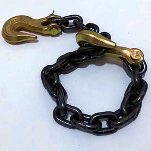 G80锰钢链条捆绑链条拉紧器抓钩链吊钩索具拖车链条 起重吊链吊钩