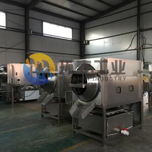 翻料均匀核桃仁去皮机坚果仁脱皮清洗机环麦多味核桃仁设备