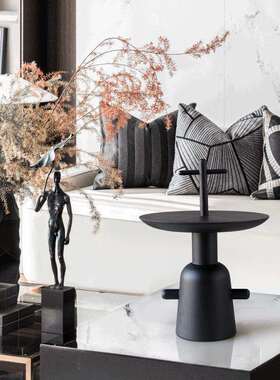 现代简约实木创意托件盘果盘摆售部样板房厅餐桌茶楼几家居客BCH