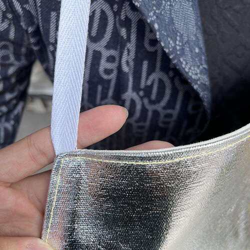铝箔耐高温围裙防飞溅防烫防火阻燃围裙防护服防水防油隔热劳保服