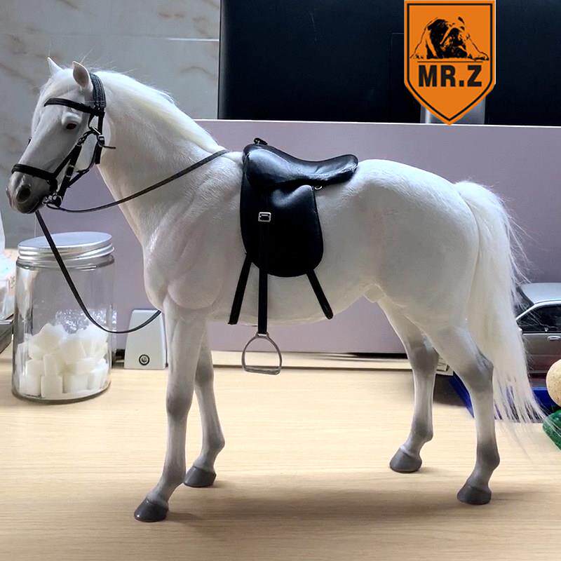 Mr.Z1/6汉诺威温血马仿真动物模型高档mrz马模型骏马摆件兵人坐骑