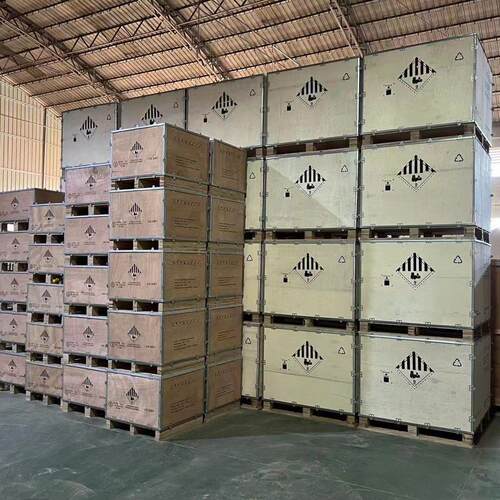 厂家大量生产直销危包钢边箱免熏蒸胶合板包装箱可拆卸钢带