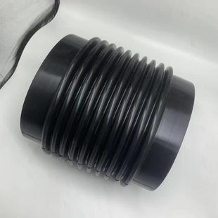 160 200 250 315pvc水管接头橡胶桥梁排水伸缩波纹管防腐工程专用