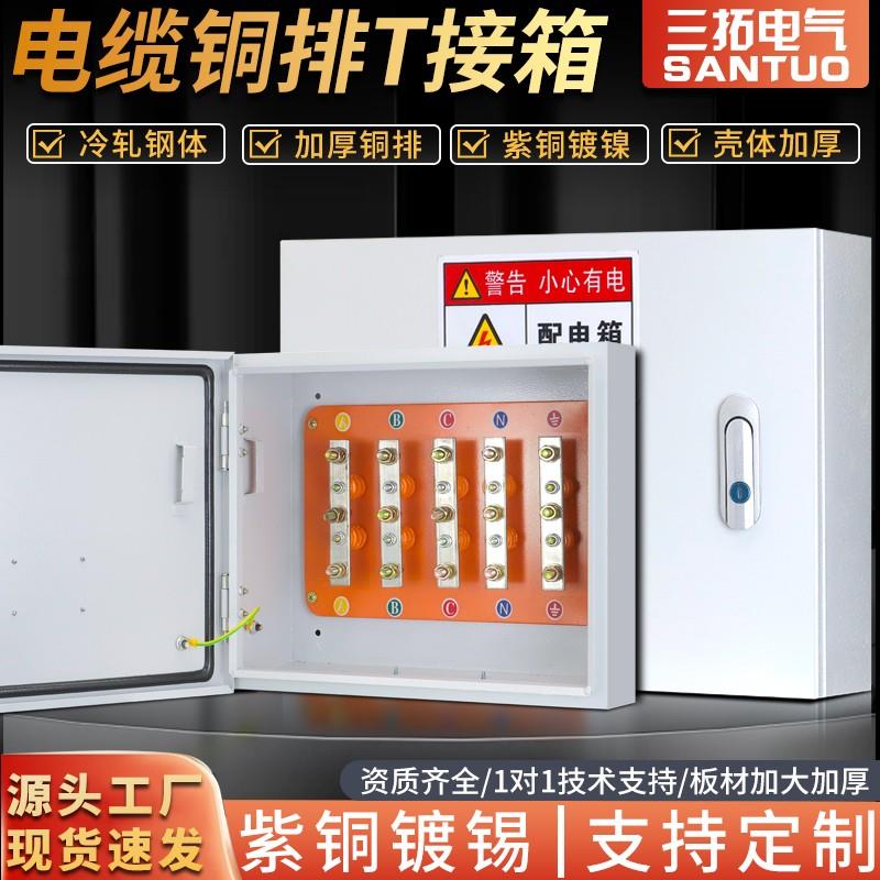 低压电缆分支箱铜排T接箱矿物质电缆分支箱电缆铜排箱低压分流箱