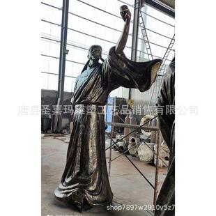 古代历史名人李白铸铜雕塑大型校园景观唐代诗人诗圣杜甫雕像厂家