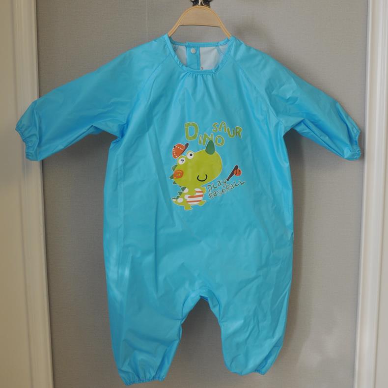 正品儿童护连体罩裤男女童秋防冬防脏防水衣宝宝婴幼儿园小孩衣爬