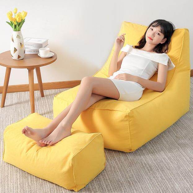 厂家懒人沙发布套无填充物豆袋外套可拆洗现货跨境亚马逊