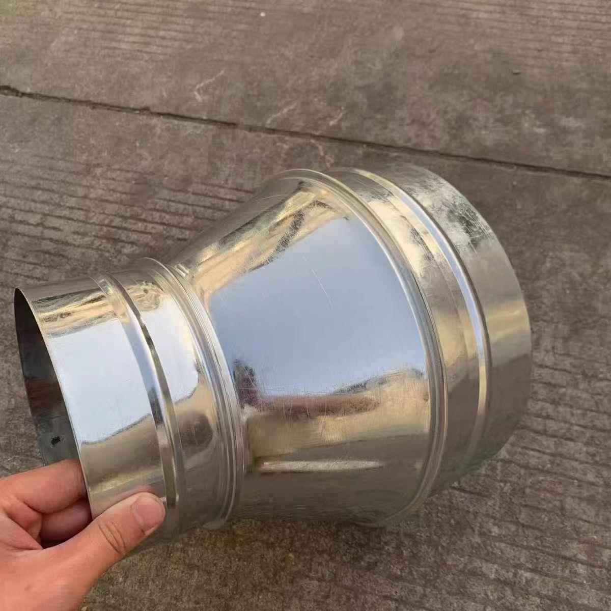 排风扇抽油烟风机法兰变径接头排烟软管水管异径大小头铁皮喇叭口