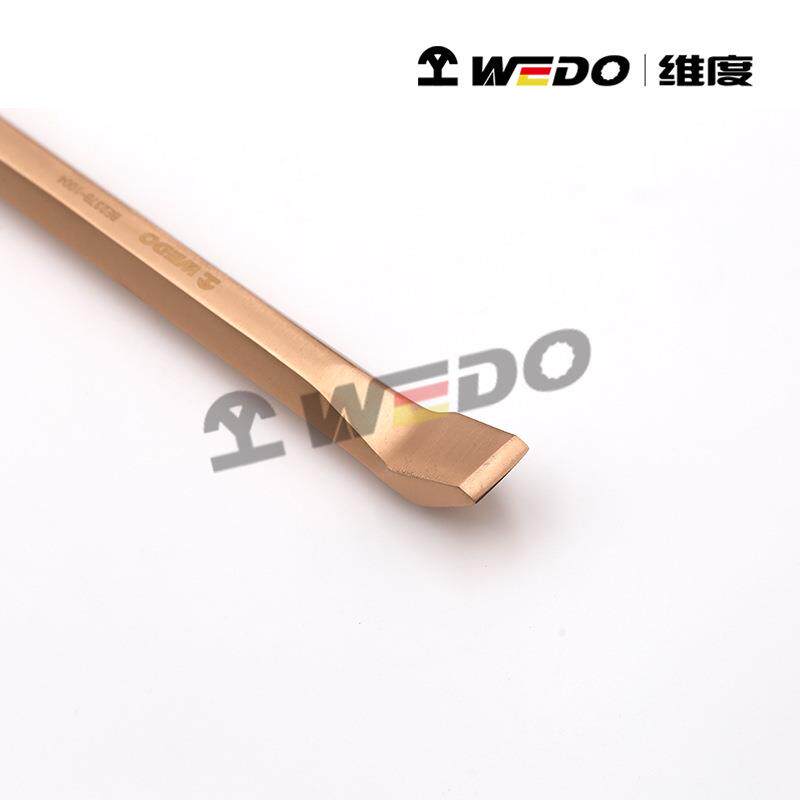 WEDO维度防爆工具撬杠钎撬撬棍铍铝青铜六棱尖撬棒AL237BBE237B