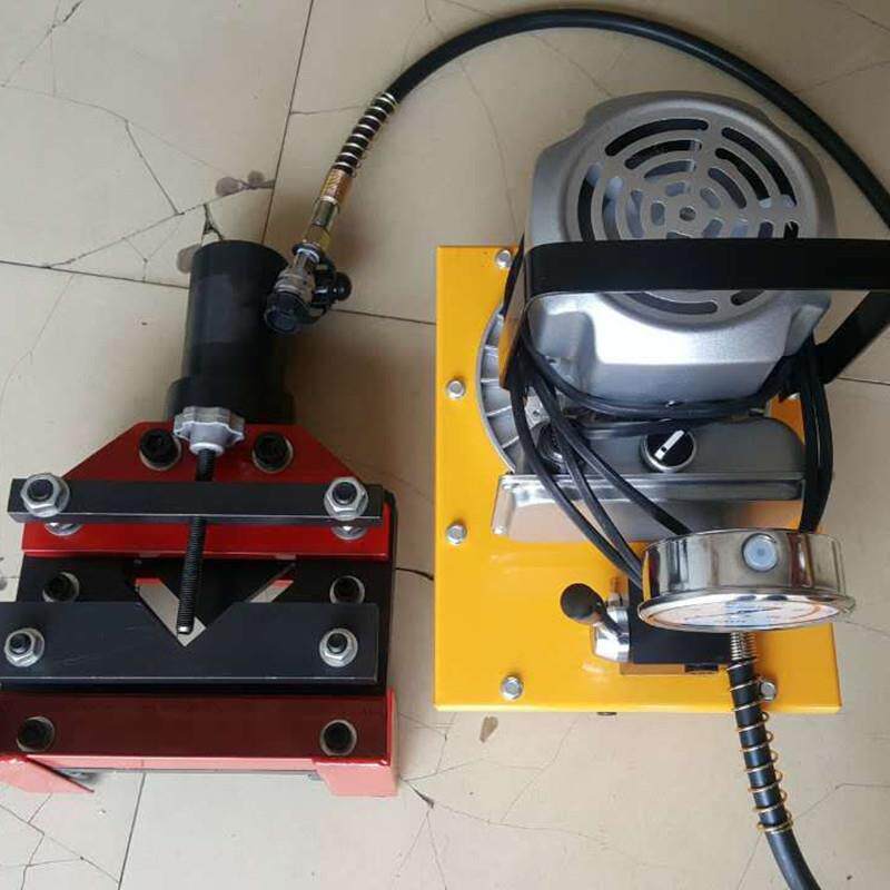 CAC分体角钢截断机 液压角钢切断机 5号7号等边角铁剪断机