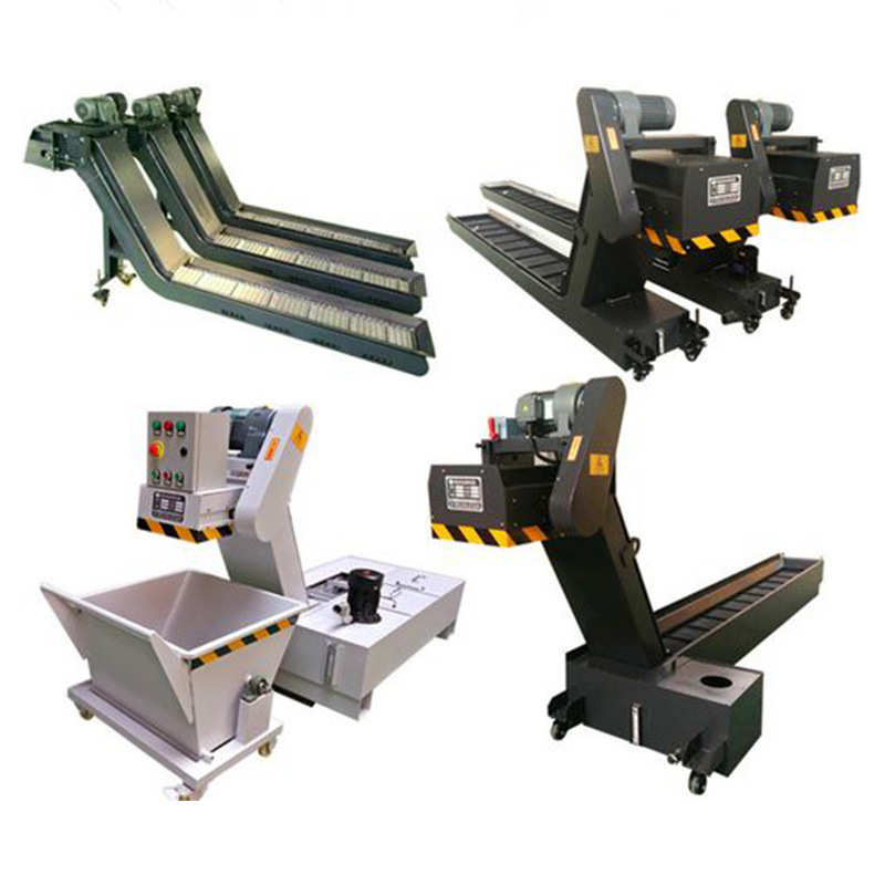 厂家机床废料链板式排屑机冲压废料链板输送机刮板废料提升机加工