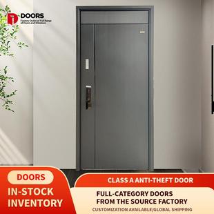 A13款 KD甲级门防盗门家用进入户门安全极简门别墅防盗门公寓大门