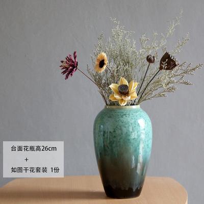 正品现代景德镇瓷插花落大花陶瓶厅摆件中地式台面玄关花器in客s