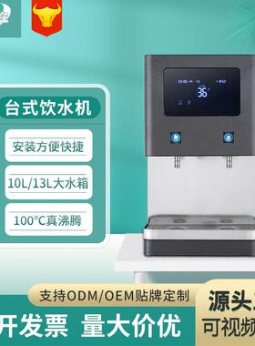 台式不锈钢饮水机小型家用公室桌面储水节能开水厂家304不锈钢