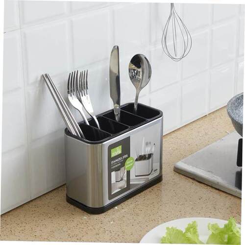 Knief holder tube spoon storage box rack kitchen cutlery org