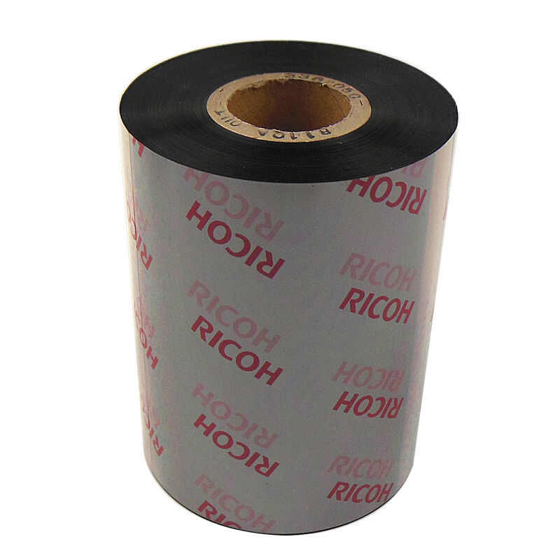 佳博加厚水洗标水洗唛110mm*25m可打印布标签理光碳带彩色白色