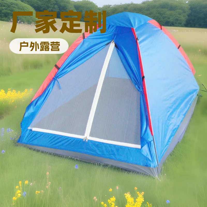 小型简易便携单层双人情侣户外野营露营DOME圆顶帐篷