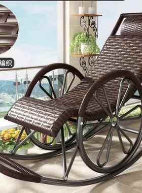 阳台庭院承300斤夏天凉爽厚钢午特睡躺JSE椅重夏天摇椅成架人躺椅