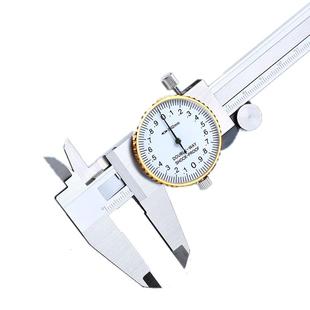 0200數 正品 高度不銹鋼精帶表卡尺0 游標專業測量工具電 300MM