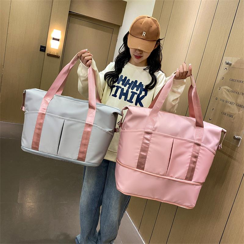 可扩展行李包 健身包干湿分离运动包旅游出差便携手提旅行收纳包