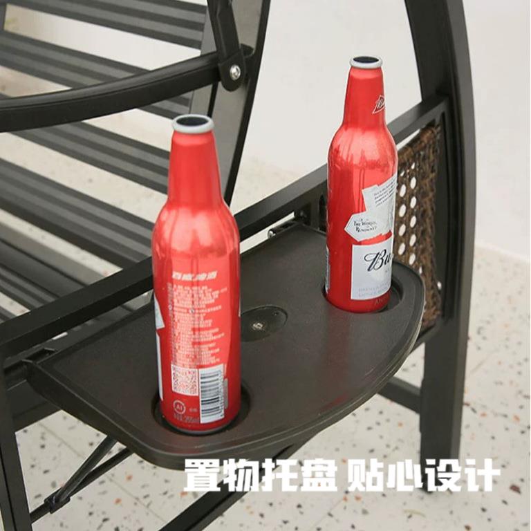 户外秋千庭院汤秋千室外双人吊床室内小院摇篮家用花园铁艺摇椅