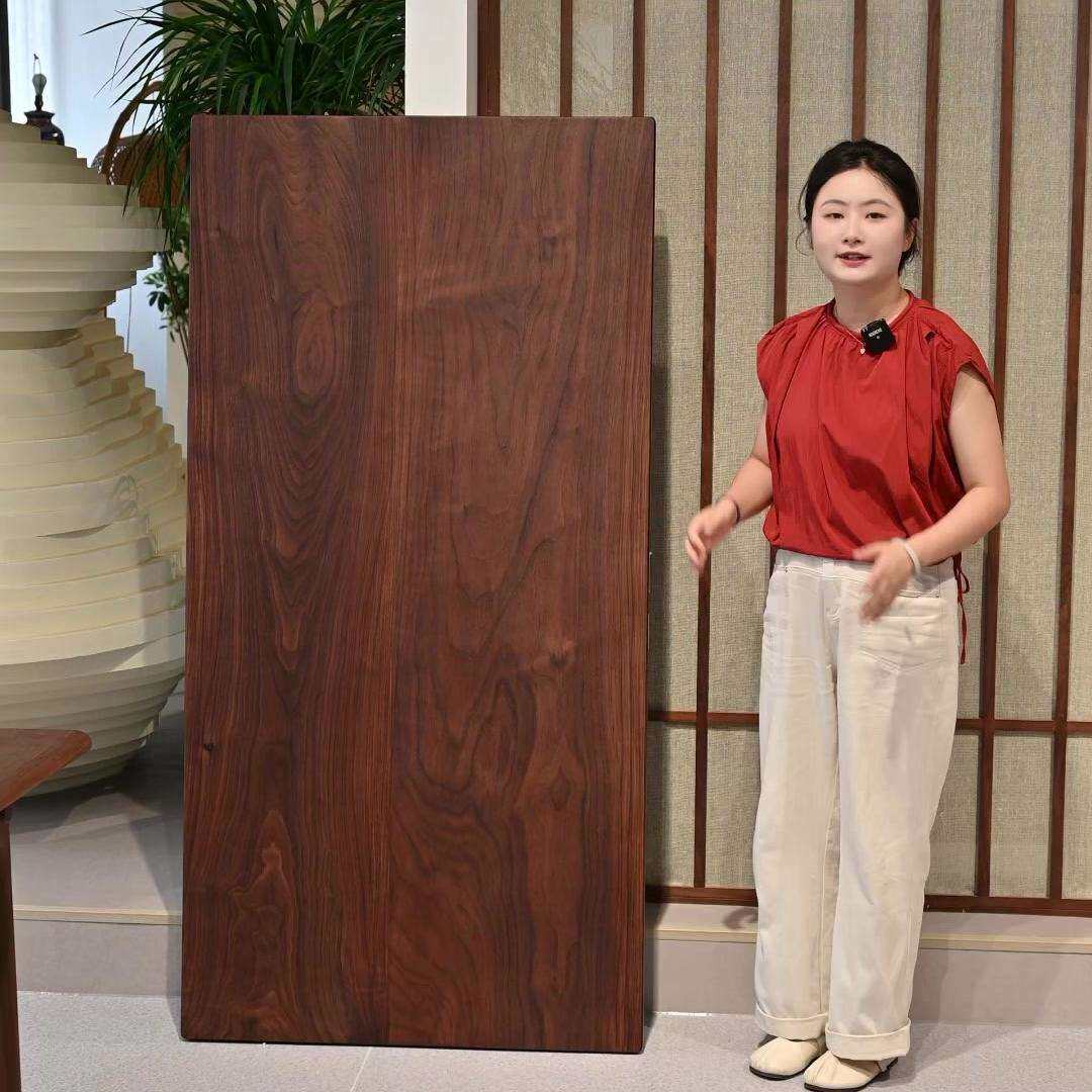 去客厅化设计桌子书法桌国学桌全实木原木沙发后长条桌大长桌大板