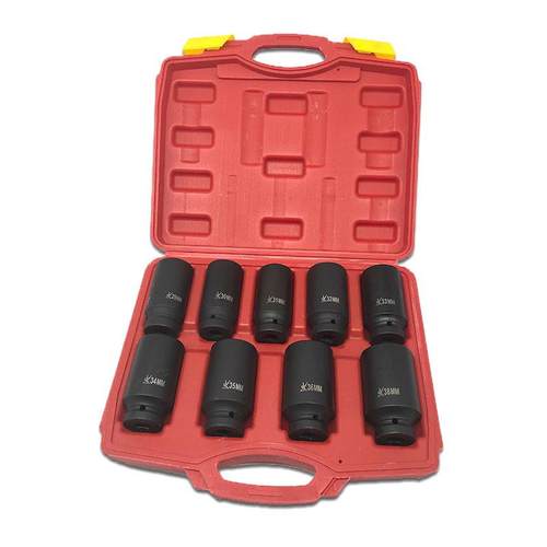 二分之9件套气动筒二分之一套筒气套筒铬钢动一气动套13件套气动