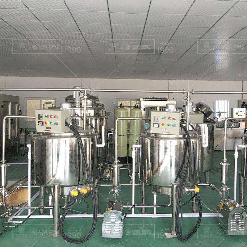 全自动奶茶混合搅拌生产设备 咖啡奶茶灌装生产线 奶茶加工设备