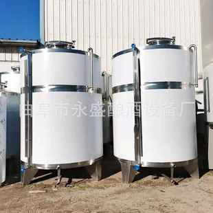 不锈钢酒容器 厂家制造10吨20吨储酒罐 多种规格酿酒设备按需销售
