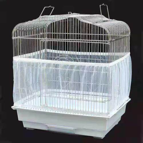 Receptor Seed Guard Nylon Mesh Bird Parrot Cover Soft Easy C