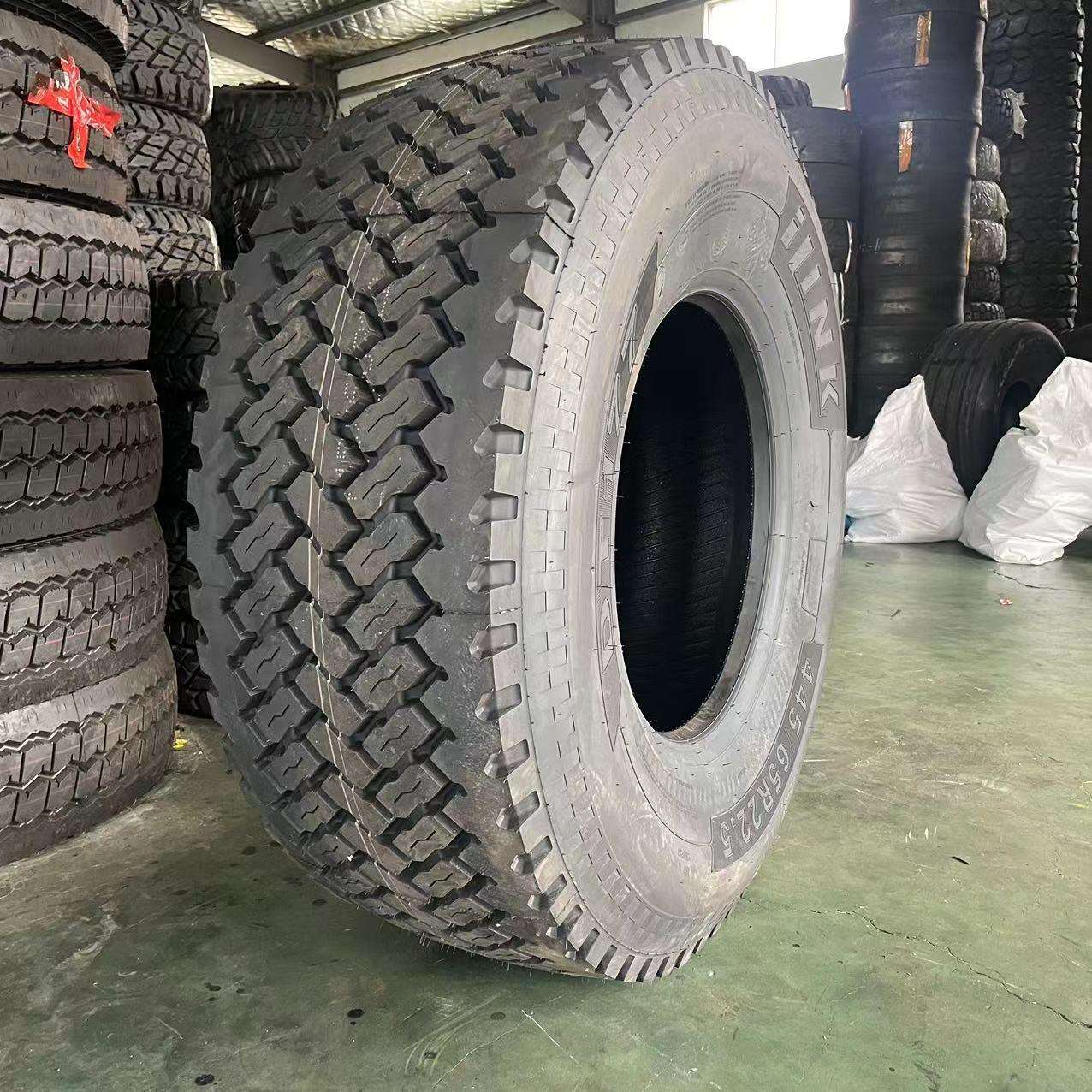 油田修井机轮胎445/65R22.5全钢改装拖斗车真空线胎加宽