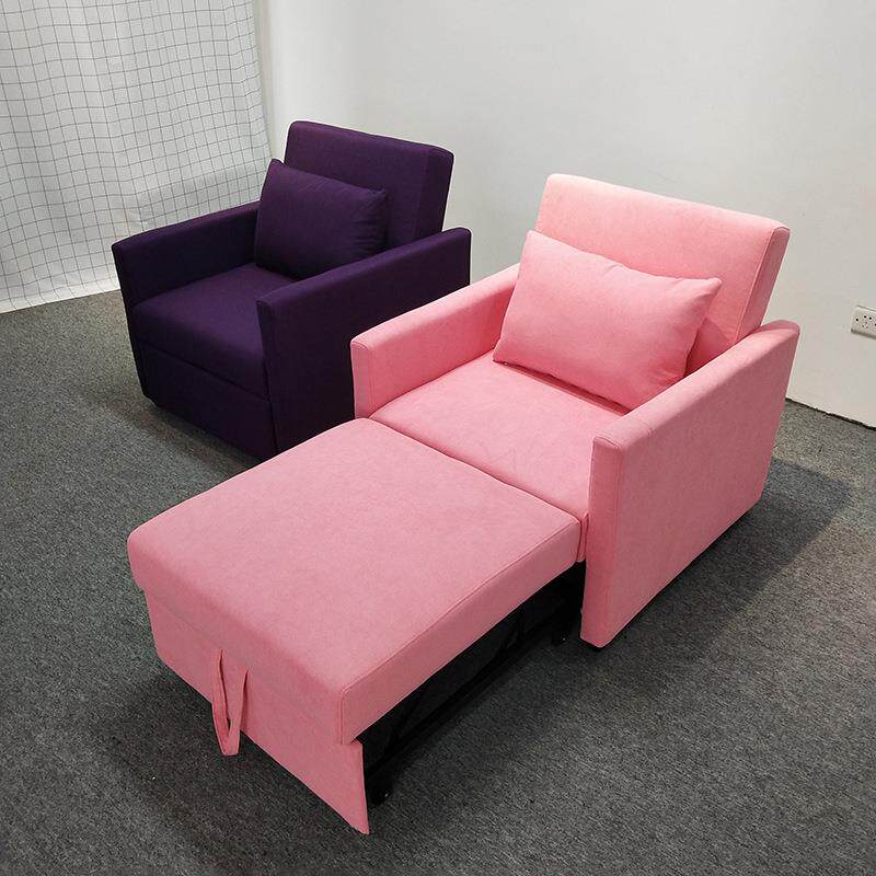 可折叠沙发床单人两用多功能布艺沙发小户型网红款可伸缩单人床