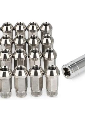 改装轮胎螺母M304锈钢Hexm19m不mYSD总长50m轮毂螺母12M14