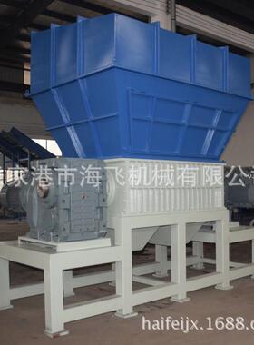 厂家金属撕碎机汽车壳废铁金属桶双轴撕碎机高效