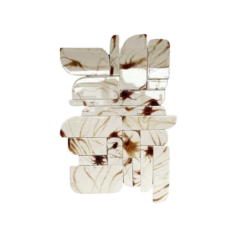 高级感木雕挂画设计师款酒店样板间客厅雕刻装饰画玄关艺术3d壁画