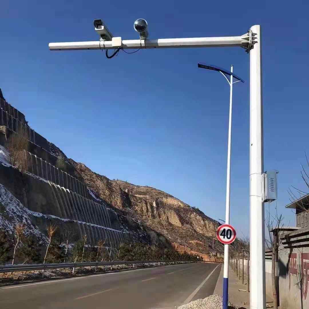 超速自动抓拍00W高清成像园区卡口固定式雷达测速仪厂区测速仪