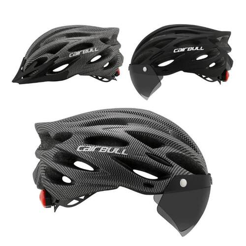 Bicycle with One-piece mountain mtb road bike helmet Breath