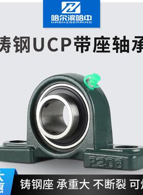 铸钢外球面带座轴承UCP305 306 307 308 309 310 311 312 固定座