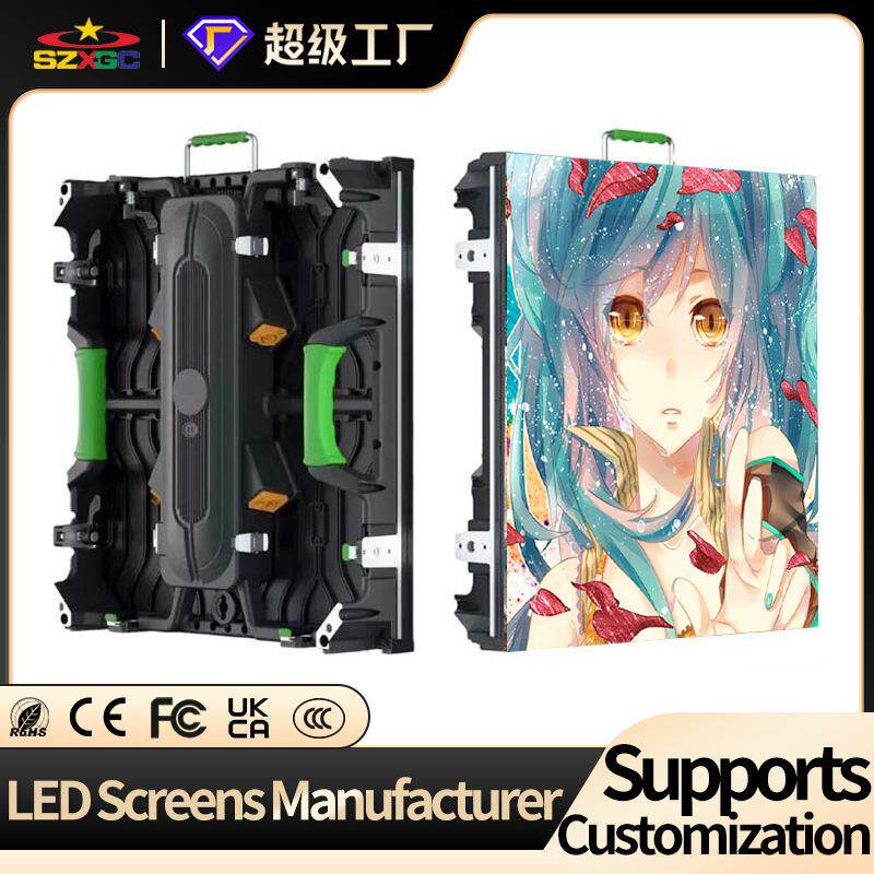 室内户外高清led租赁屏全彩舞台背景无缝防水屏幕电子广告显示屏