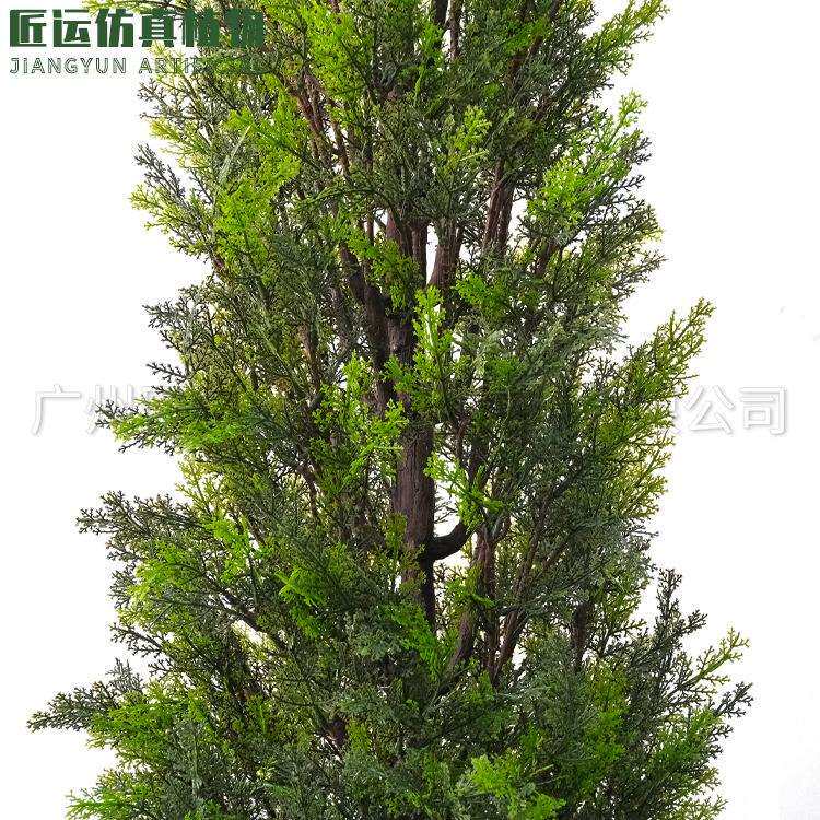 仿真塔树柏JY-21455树松仿真细柏叶塔型松树树人造型树雪松树盆栽