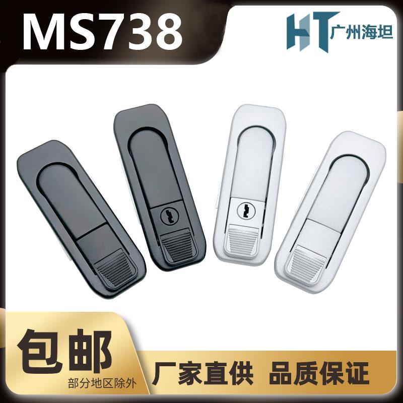 MS738-1-2 电箱平面电柜门配电柜开关仪表工业弹跳柜设备机械门锁