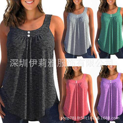 Sleeveless vest for women 无袖背心女
