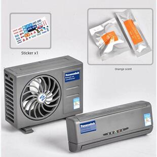迷你娃娃屋空调内外单元模型12分微型太阳能玩具饰品6分Bjd装饰道