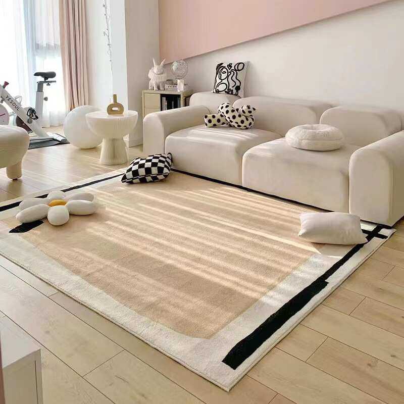 现代简约抽象客厅地毯卧室ins风线条艺术家用地垫民宿沙发茶几垫,居家布艺,地毯,淘宝优惠券,粉丝福利购,淘宝优惠卷