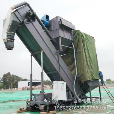 粉煤灰装罐的机器 集装箱卸水泥灰拆箱设备 海运散装灰卸车设备