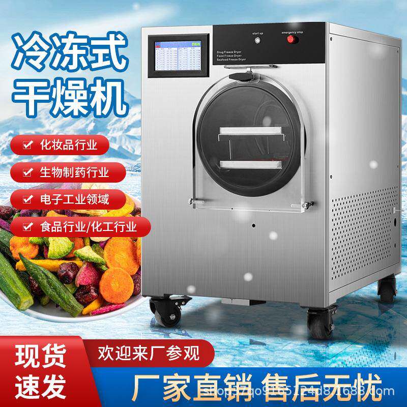 工厂订制冻干机真空冻干机液体粉沫中草药化冷冻干燥机脆干果出口